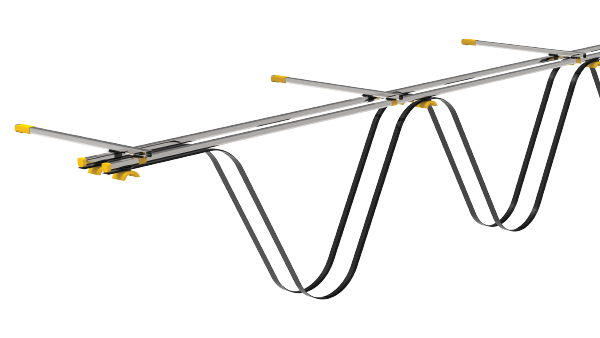 Гирлянда на двутавре