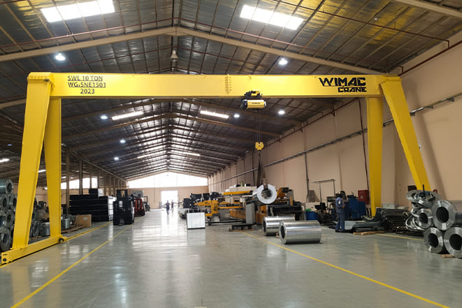 Однобалочный козловой кран WIMAC