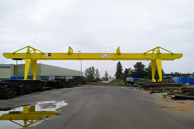 Козловой кран тяжёлого режима для стального двора и уличного применения